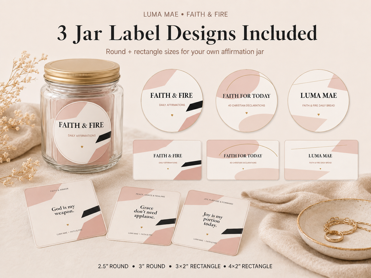 Printable Christian faith cards preview