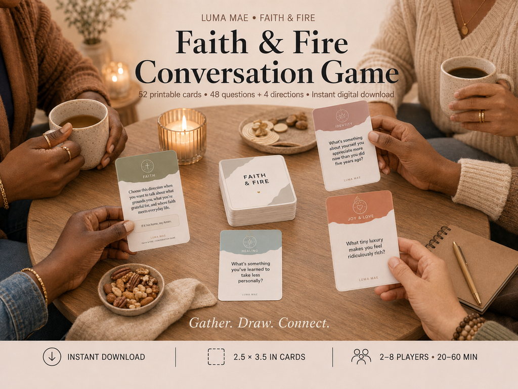 Luma Mae Faith & Fire Christian Conversation Game
