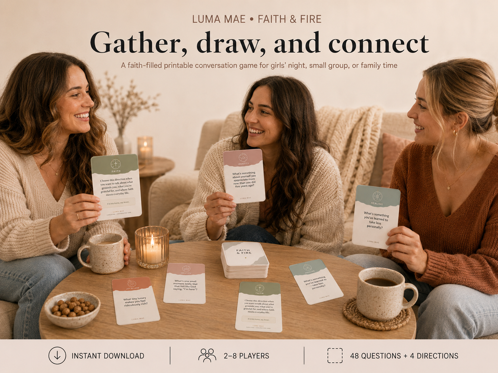 Faith & Fire printable game preview