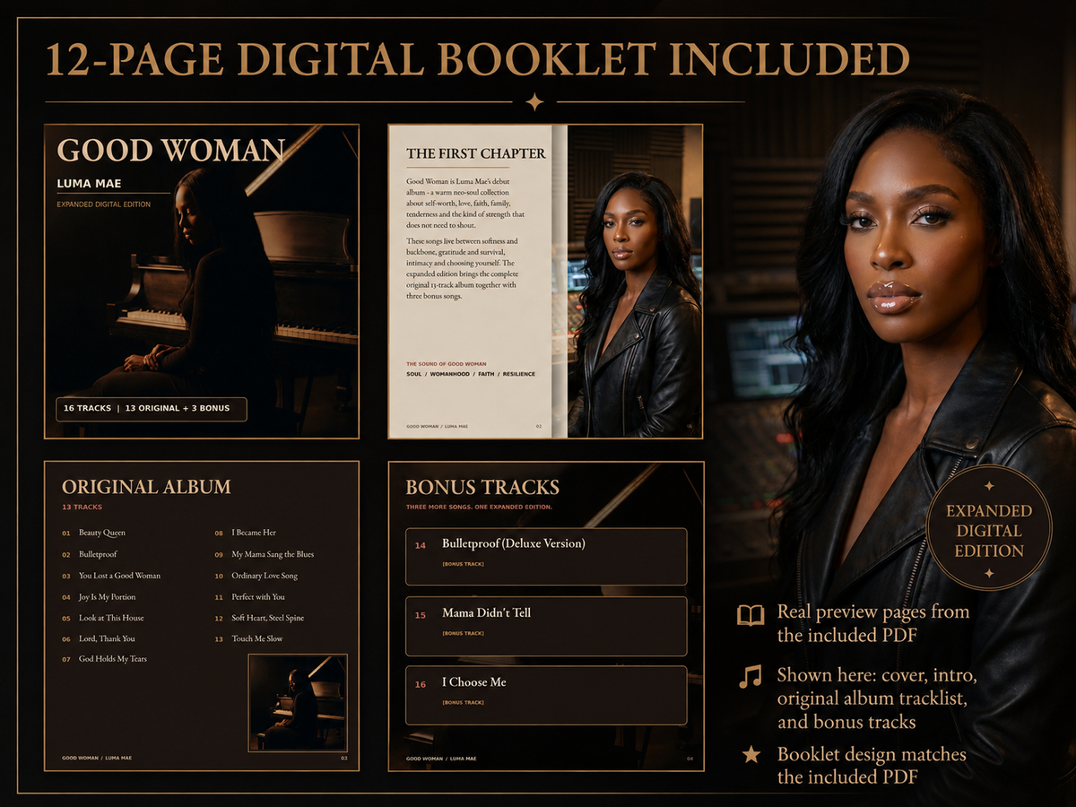 Luma Mae Good Woman digital booklet preview