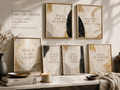 Luma Mae Faith & Fire Christian lyric wall art set