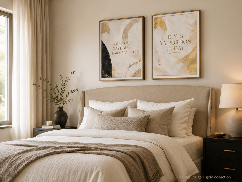 Faith & Fire lyric art print preview