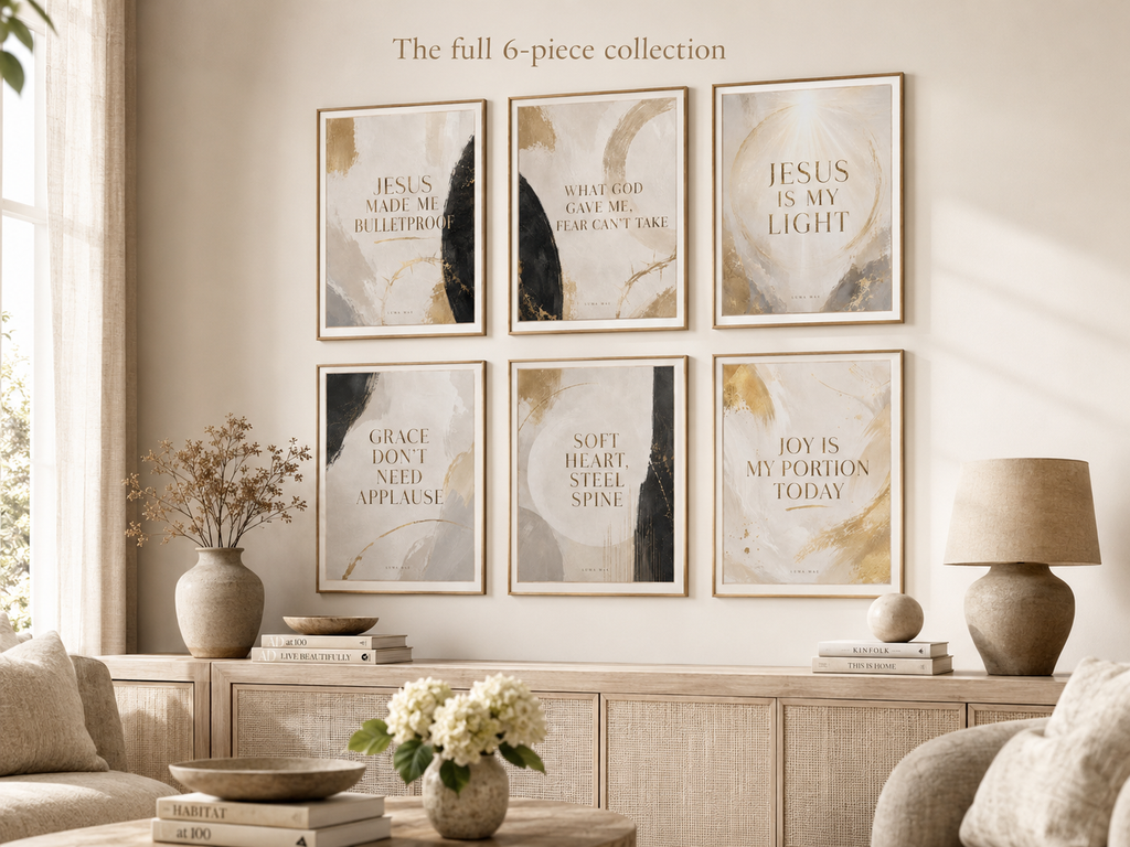Faith wall art digital download preview