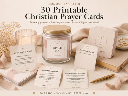 Luma Mae Faith & Fire Christian Prayer Cards