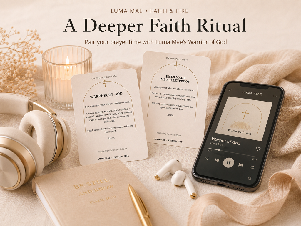 Faith & Fire prayer card set preview