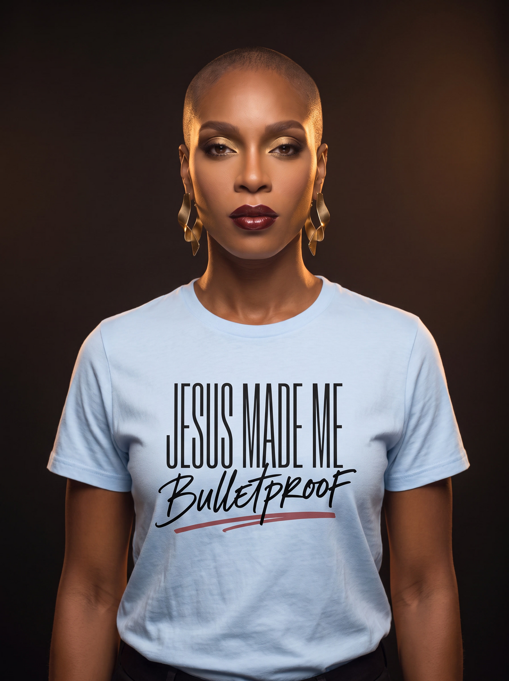 Jesus Made Me Bulletproof Shirt, Christian T-Shirt, Christian Gift, Unisex Graphic Tee