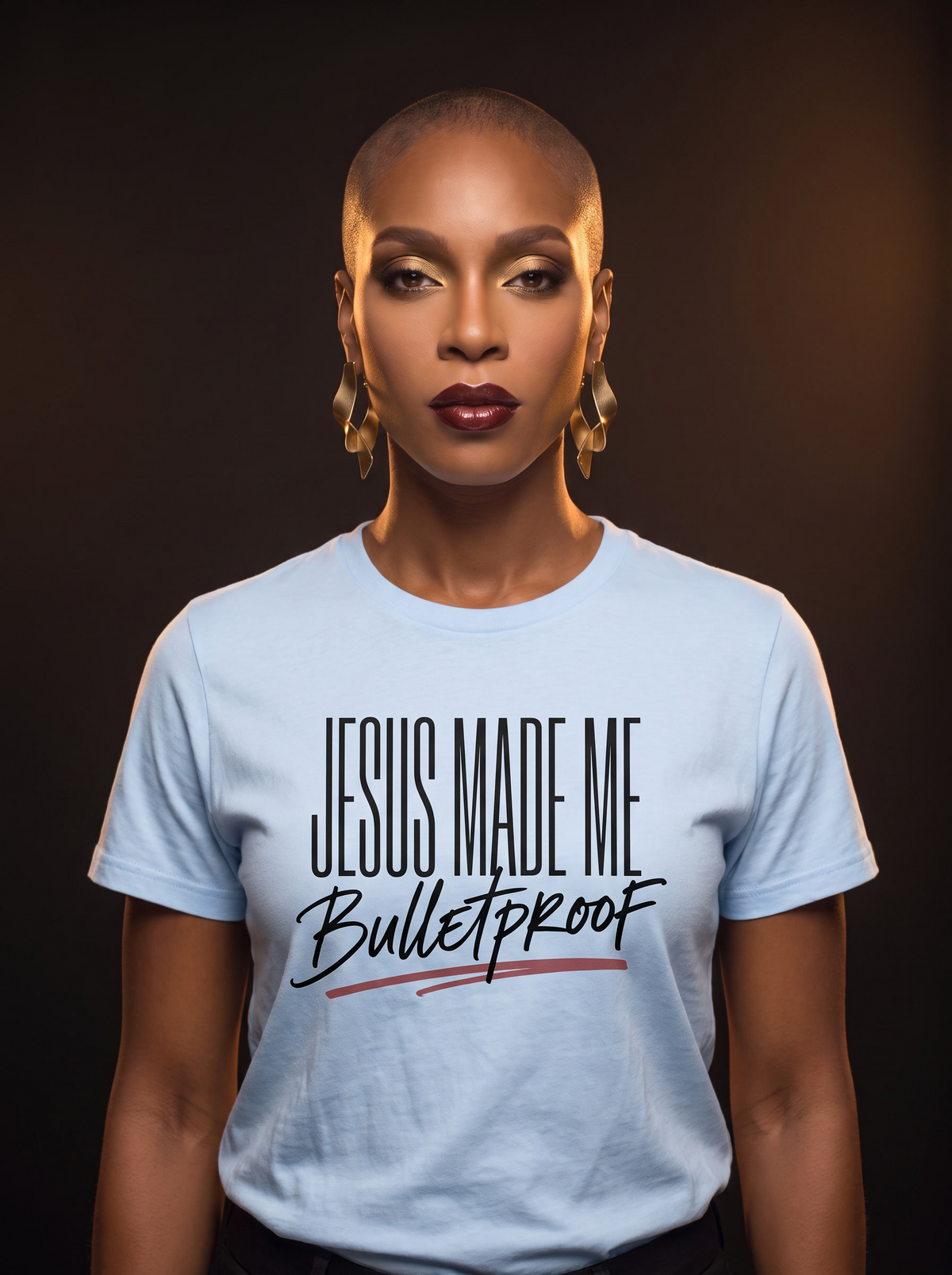 Jesus Made Me Bulletproof Shirt, Christian T-Shirt, Christian Gift, Unisex Graphic Tee